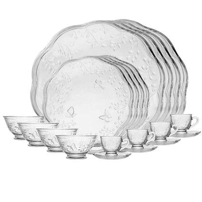 20-Piece Eco Crystal Dinnerware Set