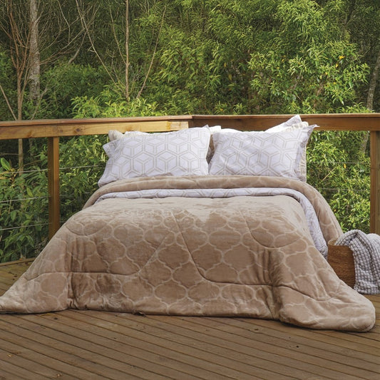 Reversible King Plush Comforter
