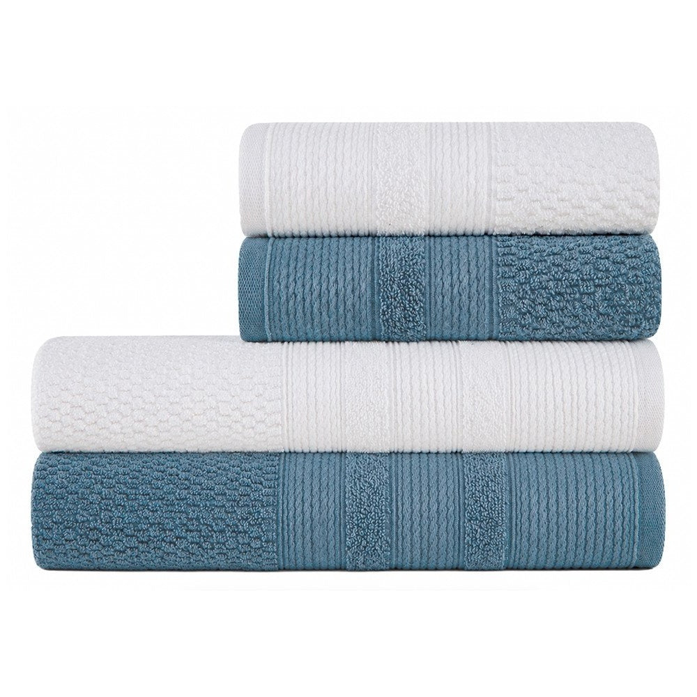 4-Piece Cotton Bath Towel Set