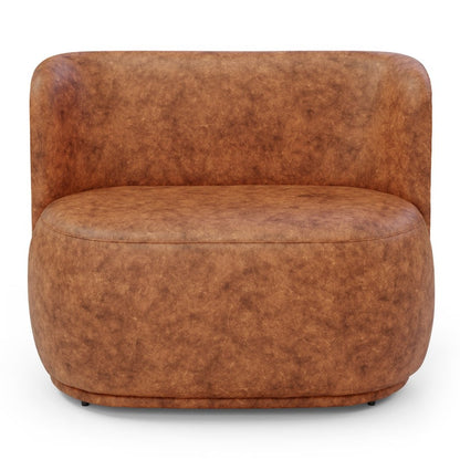 Caramel Organic Armchair and Loveseat Set