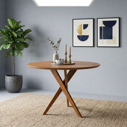 Round 4-Seater Dining Table