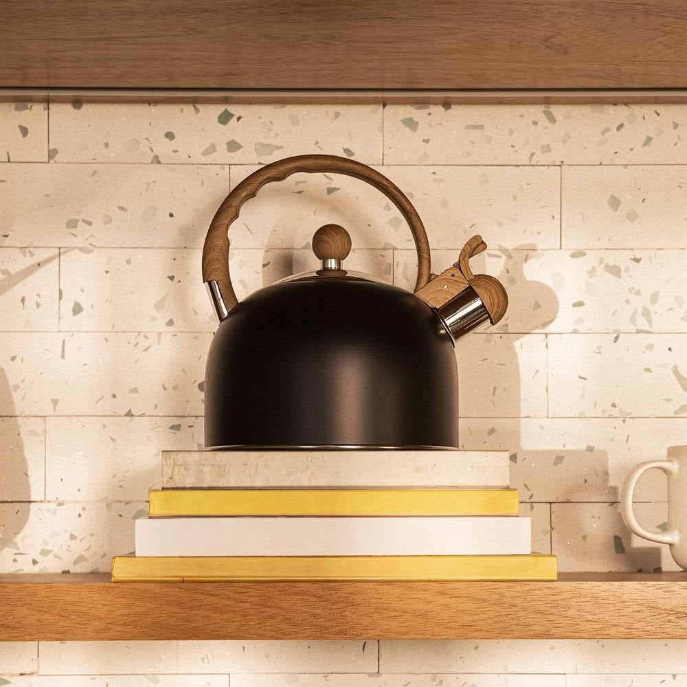 Black Stainless Steel Induction Kettle