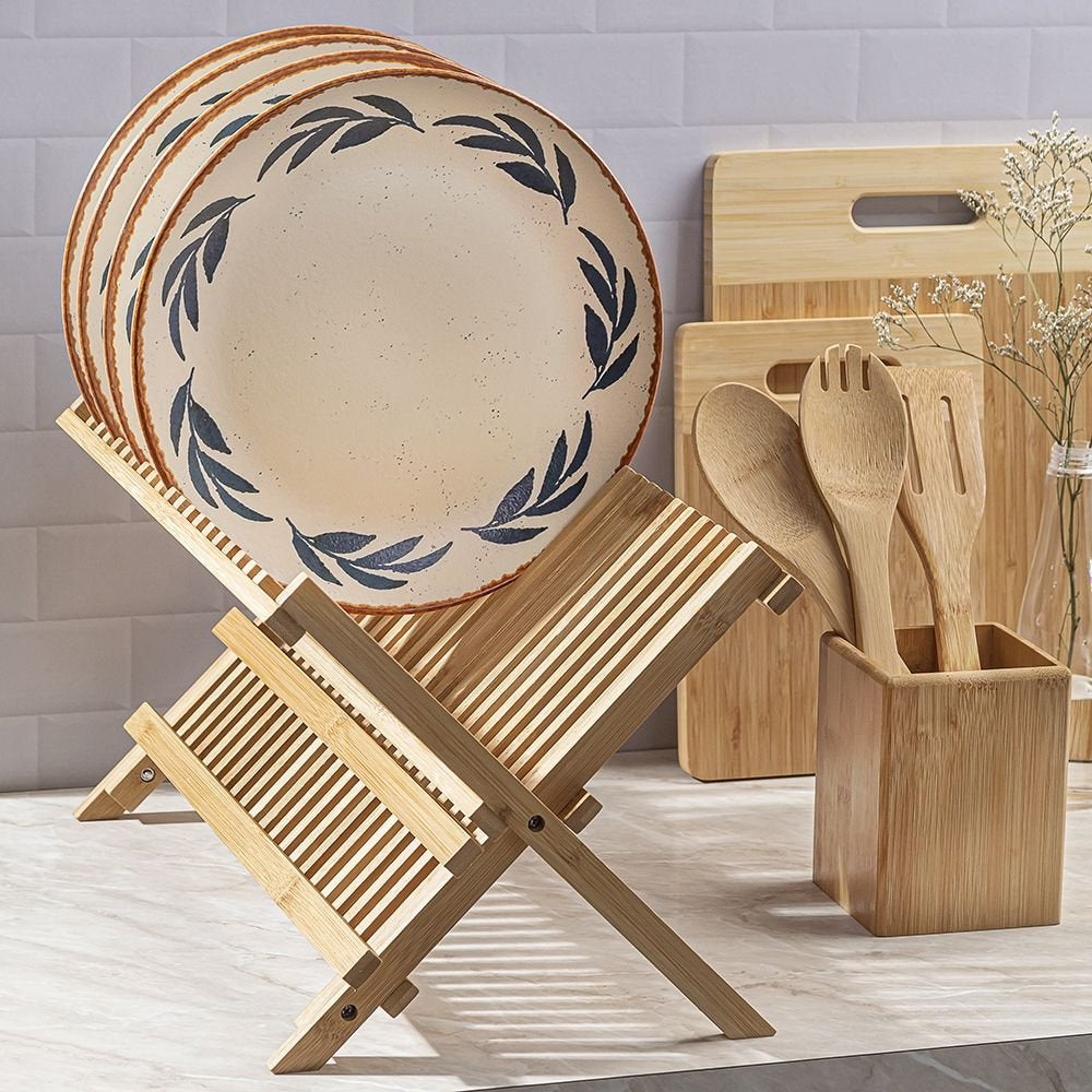 Bamboo Dish Drying Rack