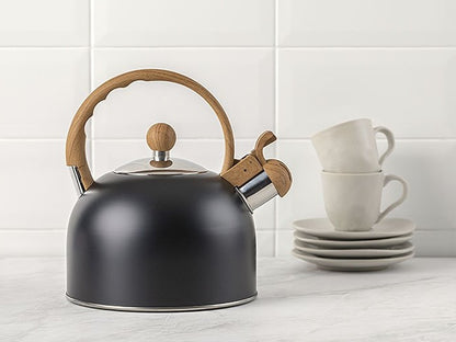 Black Stainless Steel Induction Kettle